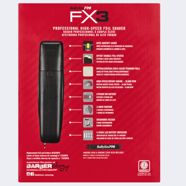 Babyliss Pro Shaver FX3 - Image 6